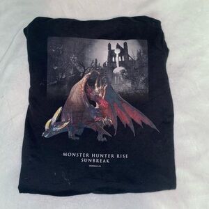 Monster Hunter Rise Sunbreak Black Hoodie in Medium by Port and Company